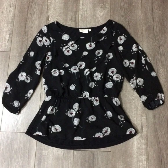 Anthropologie Deletta wished blooms dandelion top - Picture 3 of 7